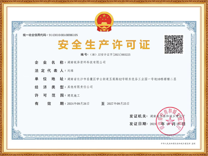 Work Safety License